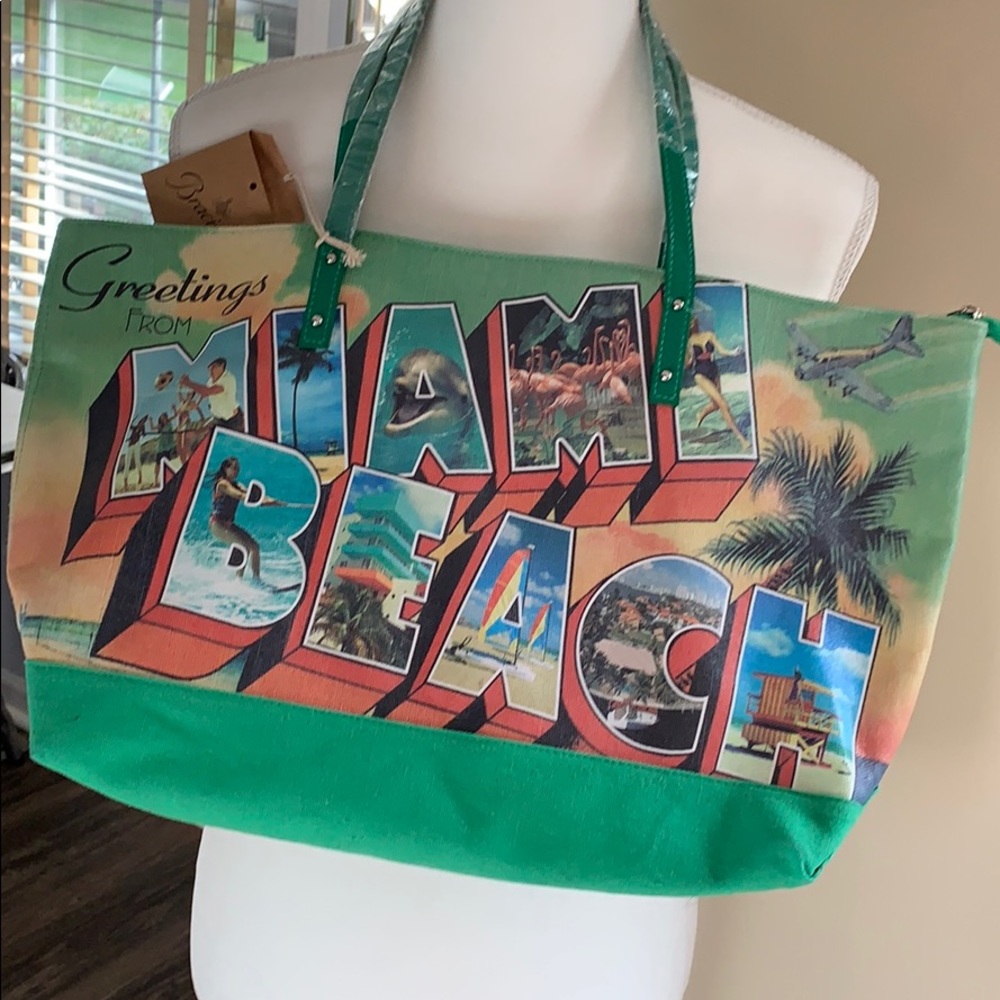 Braciano Miami Beach tote bag